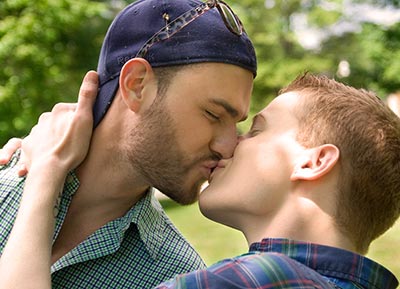 Gay Men Kissing In Public 12