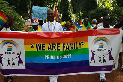 Activists at Uganda Pride 2015
