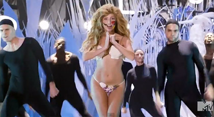 Lady Gaga at Sunday's MTV Music Video Awards