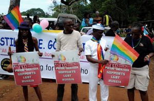 Participants in Saturday's 2nd Uganda Pride