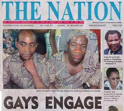 Steven Monjeza and Tiwonge Chimbalanga made international headlines in 2010 and 2011 when they were arrested under Malawi's sodomy laws.