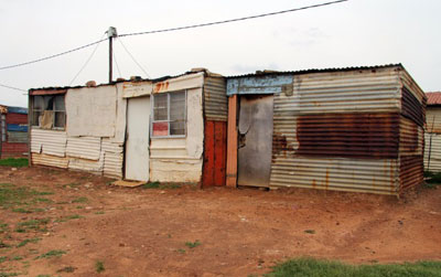 The shack where Maleshwane Radebe was murdered (Pic: inkanyiso.org )