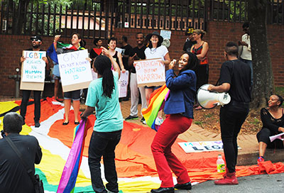 activists_protest_international_anti_gay_laws_indian_consulate_johannesburg