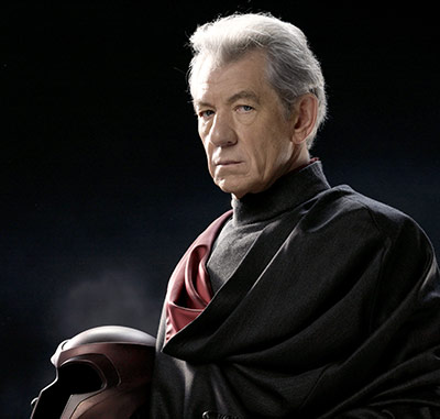 Sir Ian McKellen as Magneto in X-Men