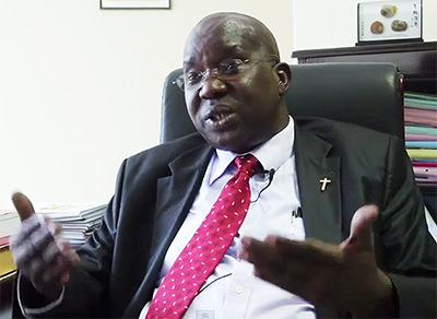 Uganda's Minister of Ethics and Integrity Simon Lokodo