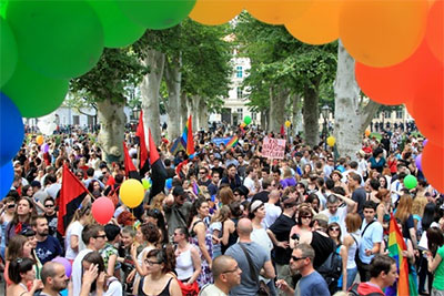 LGBT Pride in Zagreb, capital of Croatia
