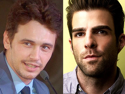 James Franco and Zachary Quinto