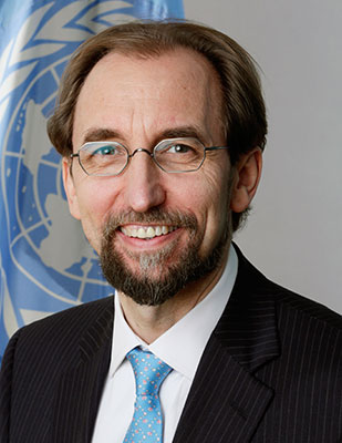 UN High Commissioner for Human Rights Zeid Ra’ad Al Hussein