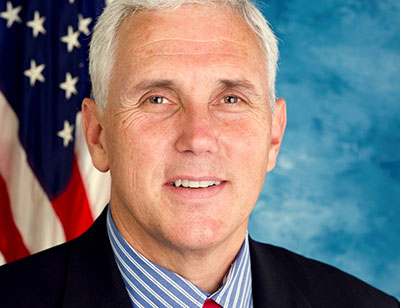 Indiana's Governor Mike Pence