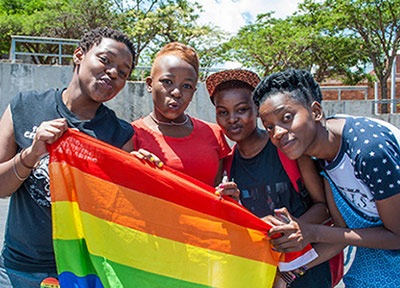LGBT Pride events are common in South Africa, but not on the rest of the continent.