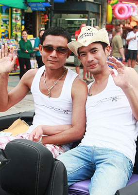 Participants in the Phuket Pride parade (Pic: Phuket-pride.org)
