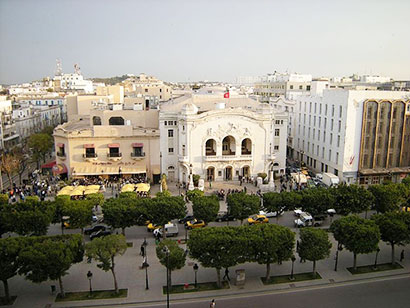 Tunis, the capital of Tunisia