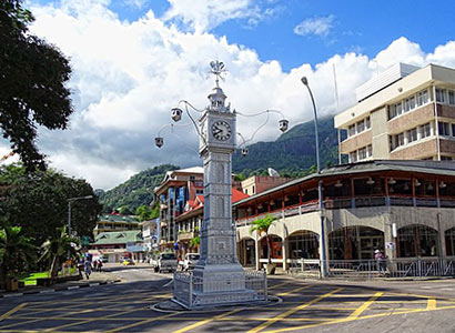 Victoria, the capital of Seychelles