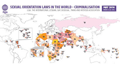 Where homosexuality is illegal