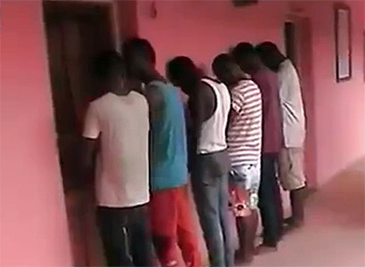 Nigerian-police-parade-six-men-arrested-on-homosexuality-charges