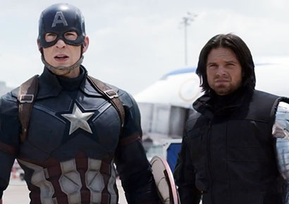 Captain America (Chris Evans) & Bucky Barnes (Sebastian Stan)