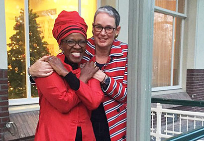 Mpho Tutu-Van Furth and her wife, Marceline van Furth