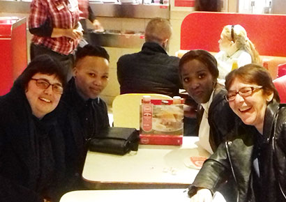 The Same Love group at Wimpy