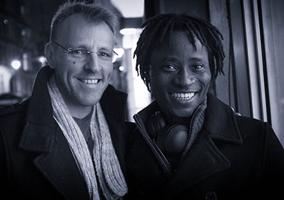 Bisi Alimi and his husband (Twitter)