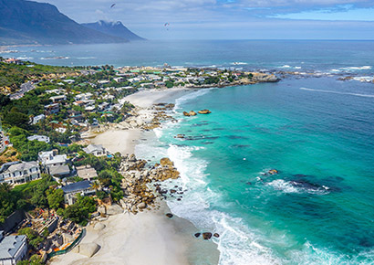 Cape Town's Clifton beaches (Pic: SkyPixels)