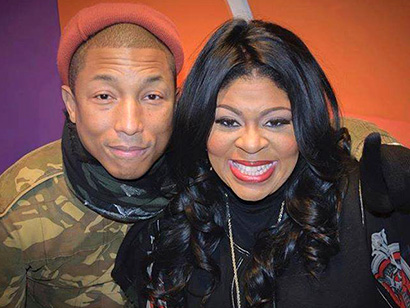 Pharrell Williams & Kim Burrell (Facebook)