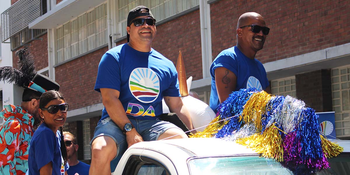 Cape Town Pride accused of favouring DA over other parties