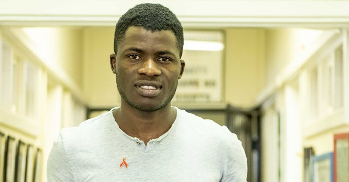 Anold Mulaisho is a gay refugee from Zambia