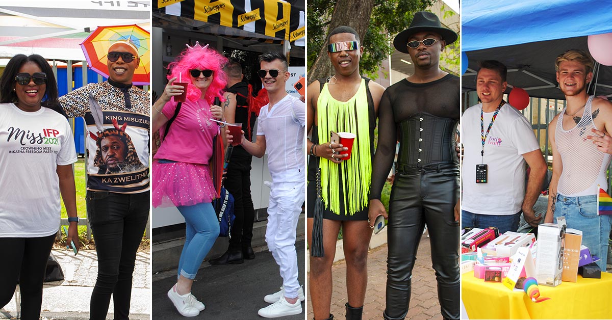 A diverse crowd came out to Johannesburg Pride