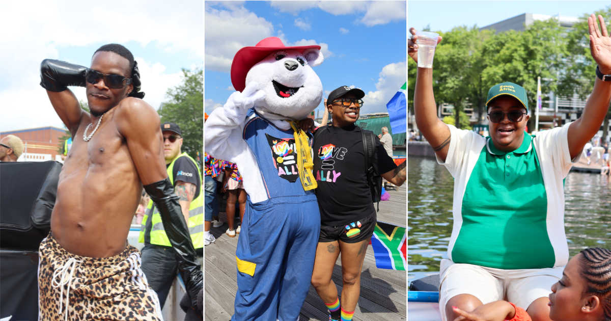 In Pictures: Inside South Africa's Historic WorldPride Amsterdam Canal Parade Boat - MambaOnline - LGBTQ South Africa online