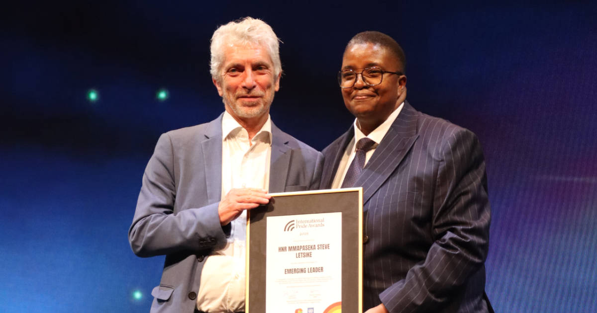 South Africa's Steve Letsike Honoured with International Pride Award at WorldPride - MambaOnline - LGBTQ South Africa online